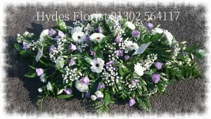 purple-and-white-coffin-top-hydes-florist-doncaster  